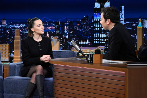 Zoey Deutch at Tonight Show Starring Jimmy Fallon in New York, November 2024 12