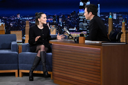 Zoey Deutch at Tonight Show Starring Jimmy Fallon in New York, November 2024 4