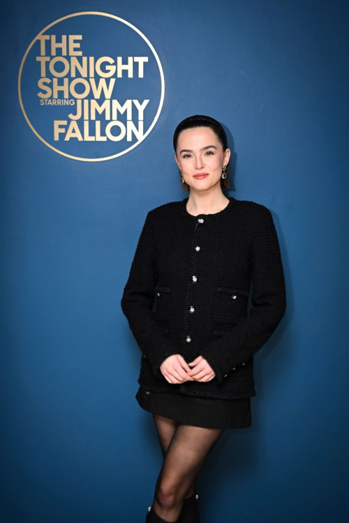 Zoey Deutch at Tonight Show Starring Jimmy Fallon in New York, November 2024 5