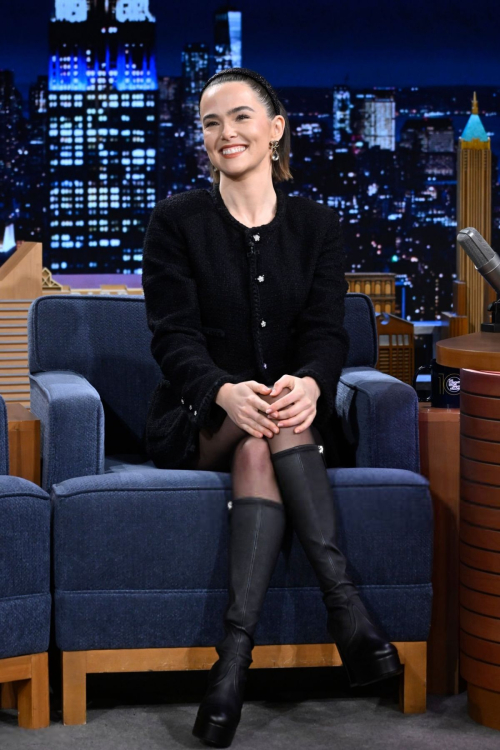 Zoey Deutch at Tonight Show Starring Jimmy Fallon in New York, November 2024 7