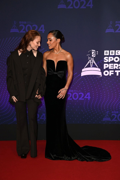 Alex Scott and Jess Glynne at BBC Sports Personality of the Year in Salford, December 2024 6