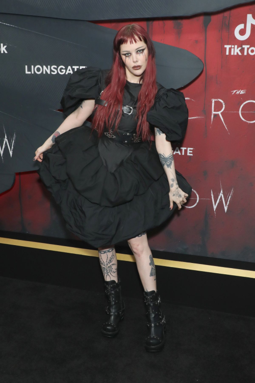 Alice Glass at The Crow Premiere in New York, August 2024