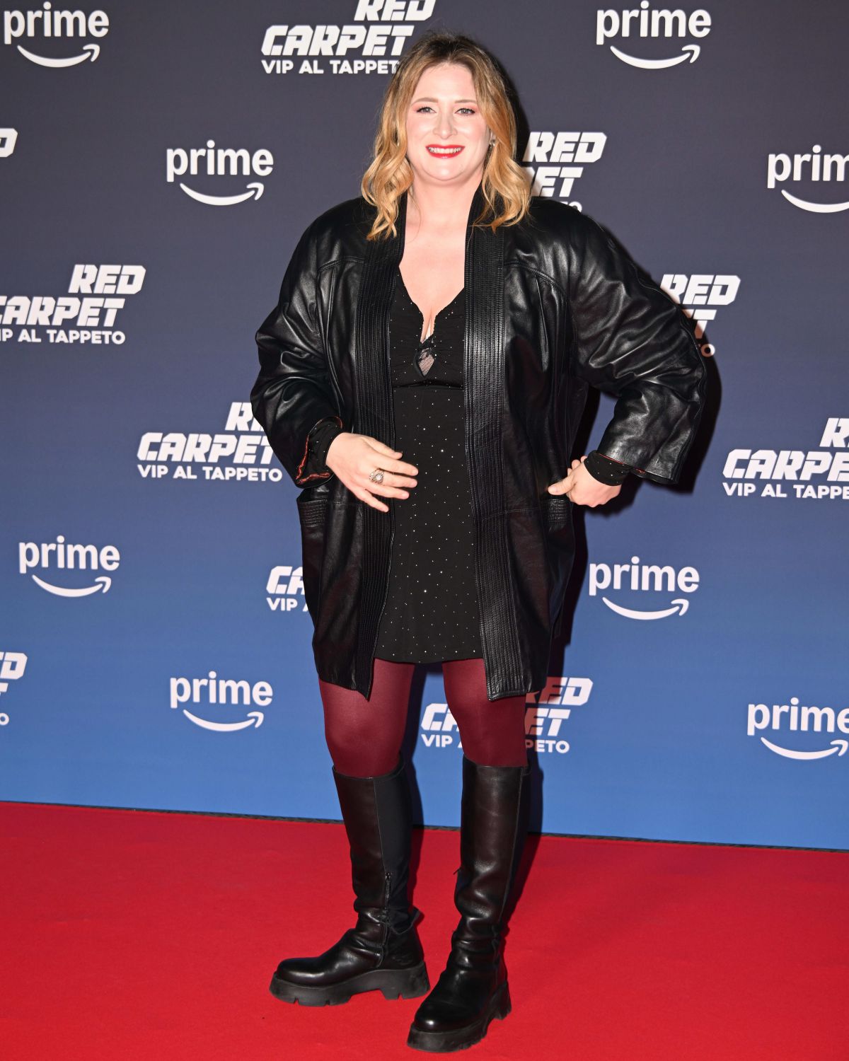 Alice Mangione at Vip Al Tappeto Red Carpet, December 2024