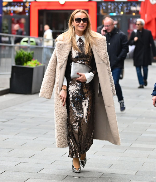 Amanda Holden Arrives at Global Radio in London, December 2024 2