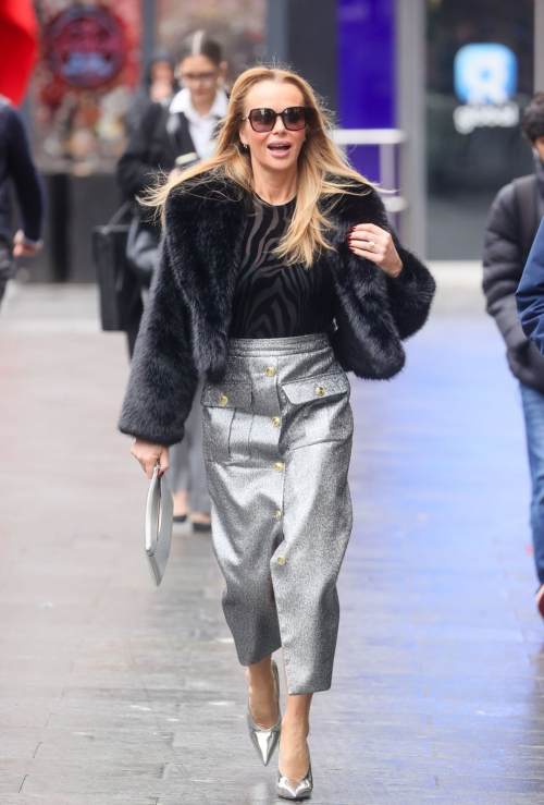 Amanda Holden Leaves Global Radio in London, December 2024 2