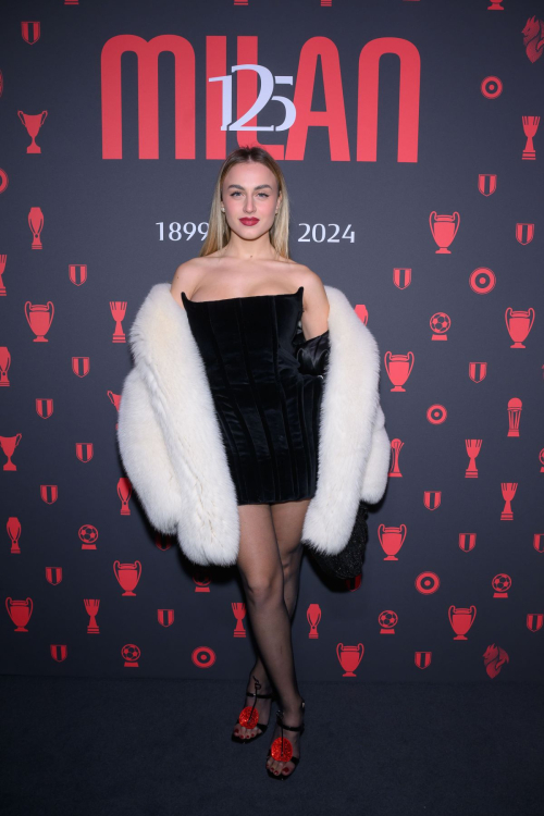 Ambra Cotti at 125th Anniversary of AC Milan Party in Milan, December 2024 1