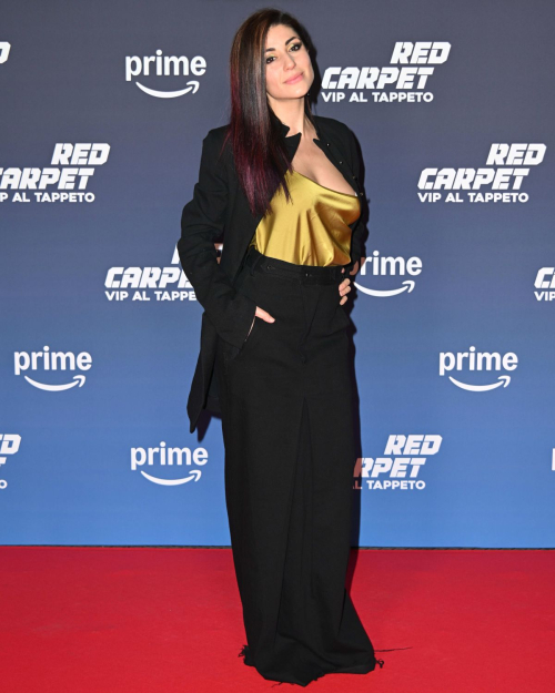 Ambra Pazzani at Red Carpet for Vip Al Tappeto in Milan, December 2024 1