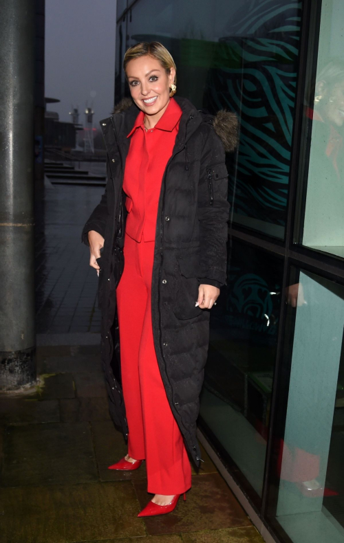 Amy Dowden Leaves BBC Breakfast Studios in Manchester, December 2024 3