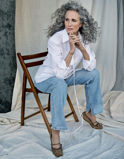 Andie MacDowell in Grazia Italy, December 2024 5