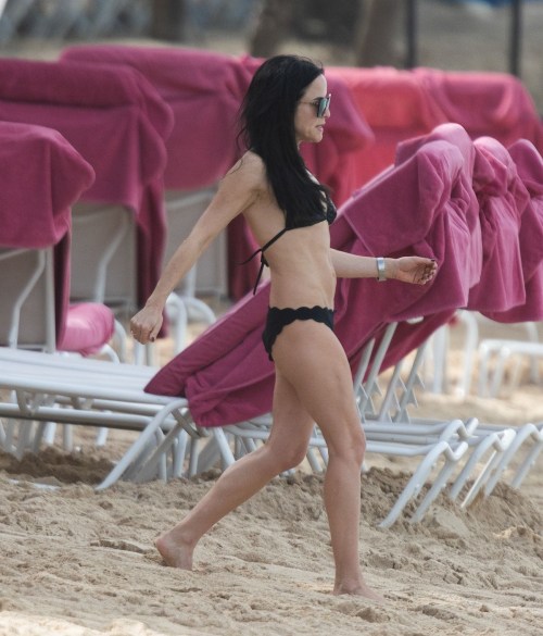 Andrea Corr in Bikini at Sandy Lane Hotel in Barbados, December 2024 5