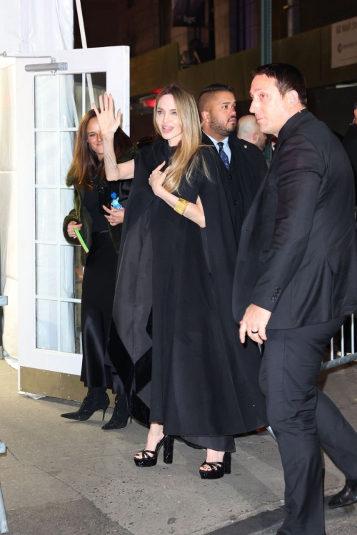 Angelina Jolie Arrives at Gotham