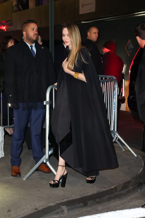 Angelina Jolie Arrives at Gotham