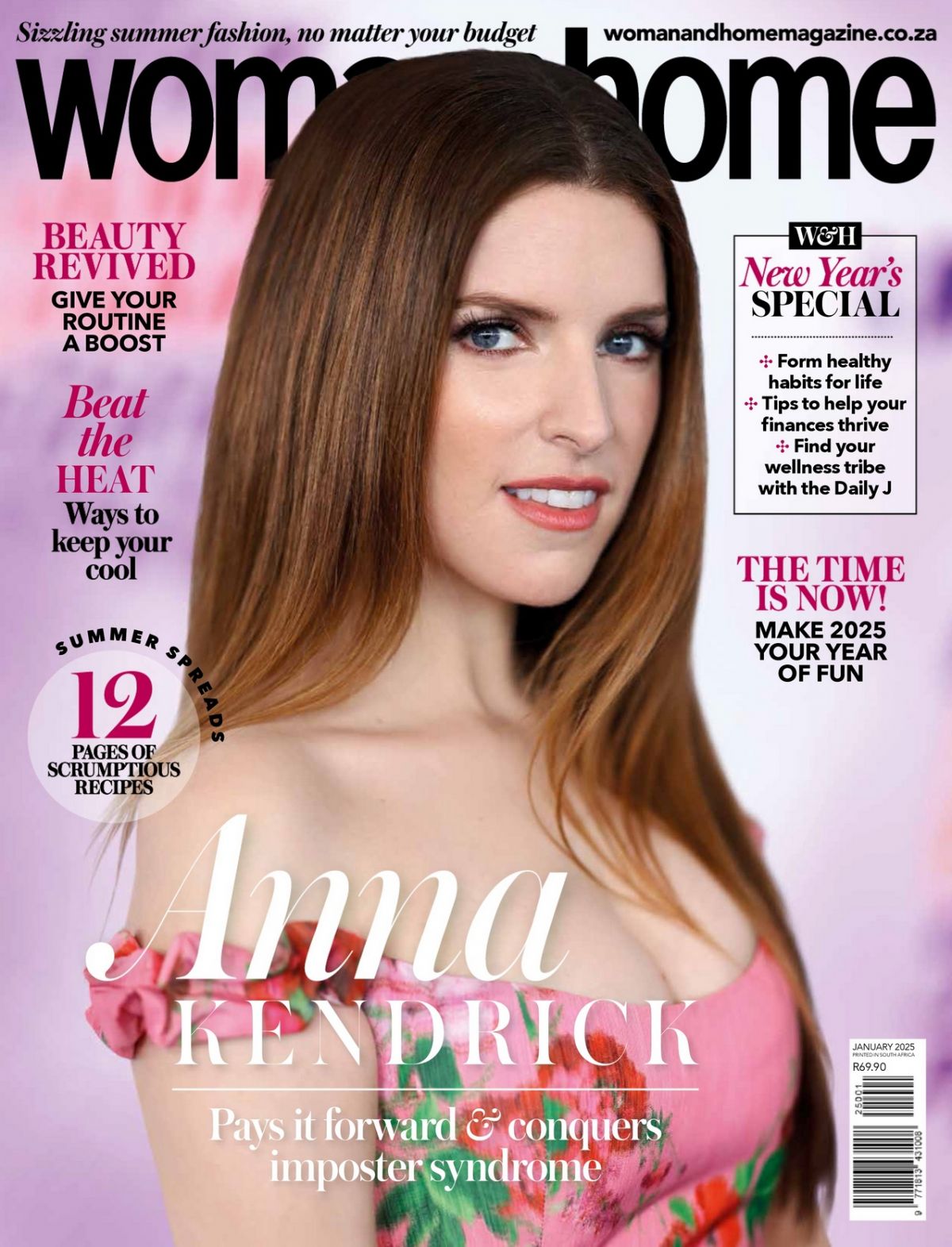 Anna Kendrick in Woman & Home South Africa, January 2025