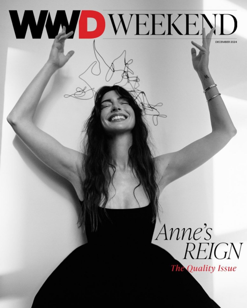 Anne Hathaway for WWD Weekend, December 2024 2