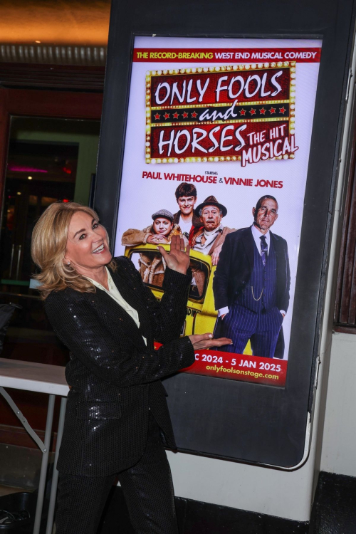 Anthea Turner at Only Fools And Horses Musical Press Night, December 2024 5