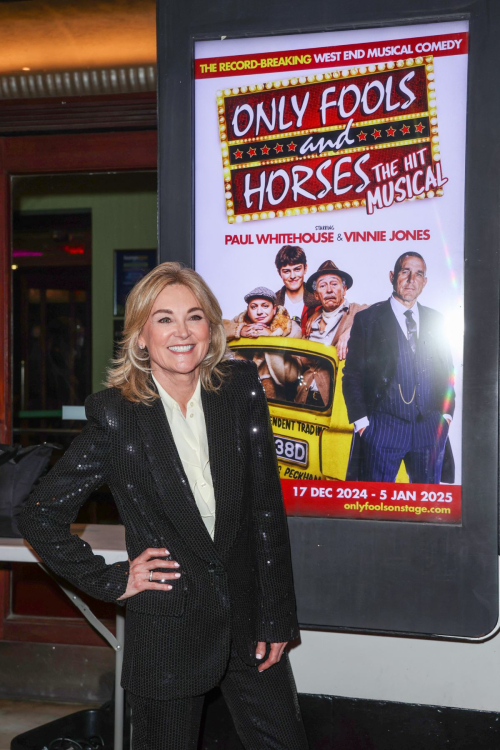 Anthea Turner at Only Fools And Horses Musical Press Night, December 2024 6