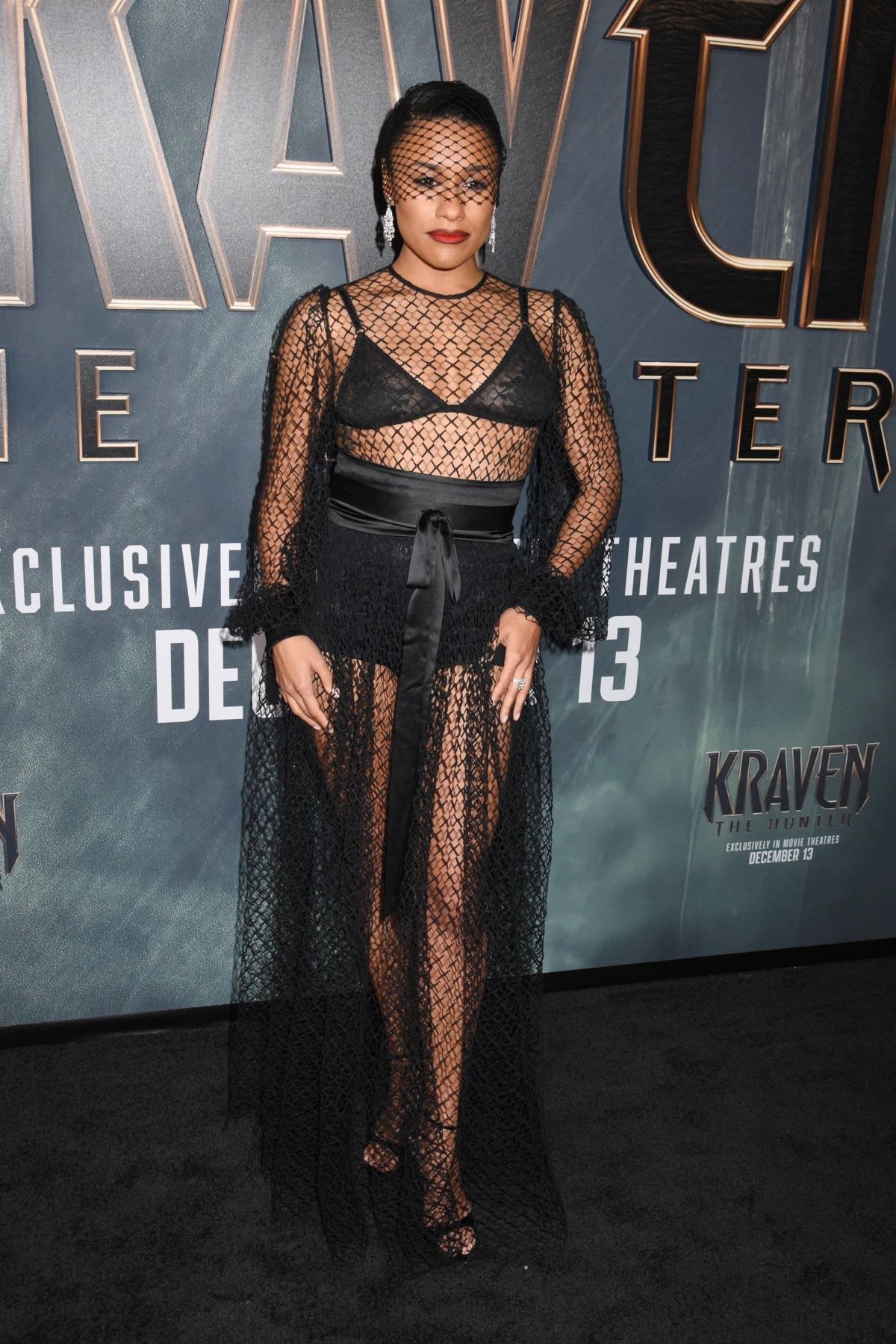 Ariana DeBose at Kraven The Hunter Premiere in New York, December 2024