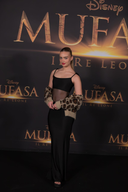 Asia Busciantella at Mufasa Premiere, December 2024