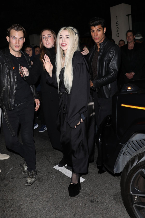 Ava Max Leaves Seth MacFarlane's Annual Christmas Party, December 2024