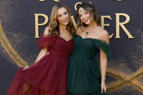 Bella Prichard and Alice Johnson-Roach at The Rings of Power Premiere, August 2024 3