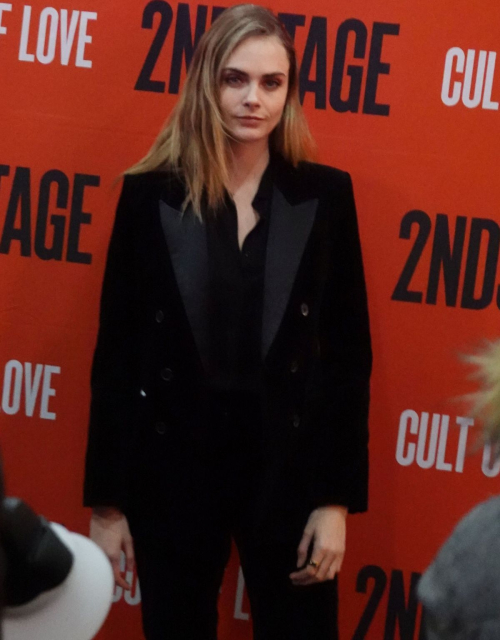 Cara Delevingne Arrives at Hayes Theatre for Cult Of Love Broadway Opening, December 2024 4