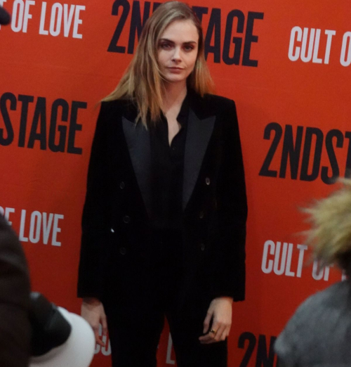 Cara Delevingne Arrives at Hayes Theatre for Cult Of Love Broadway Opening, December 2024 5