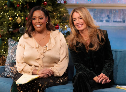 Cat Deeley and Alison Hammond on This Morning TV Show, December 2024 1