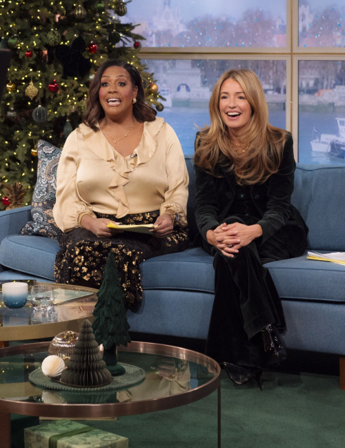 Cat Deeley and Alison Hammond on This Morning TV Show, December 2024 3