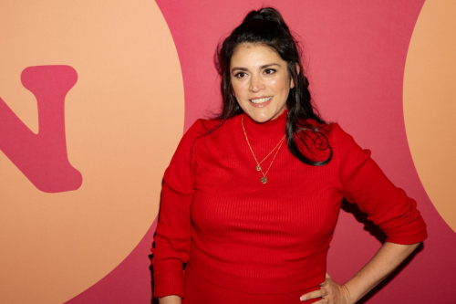 Cecily Strong at All In: Comedy About Love Gala, December 2024 1