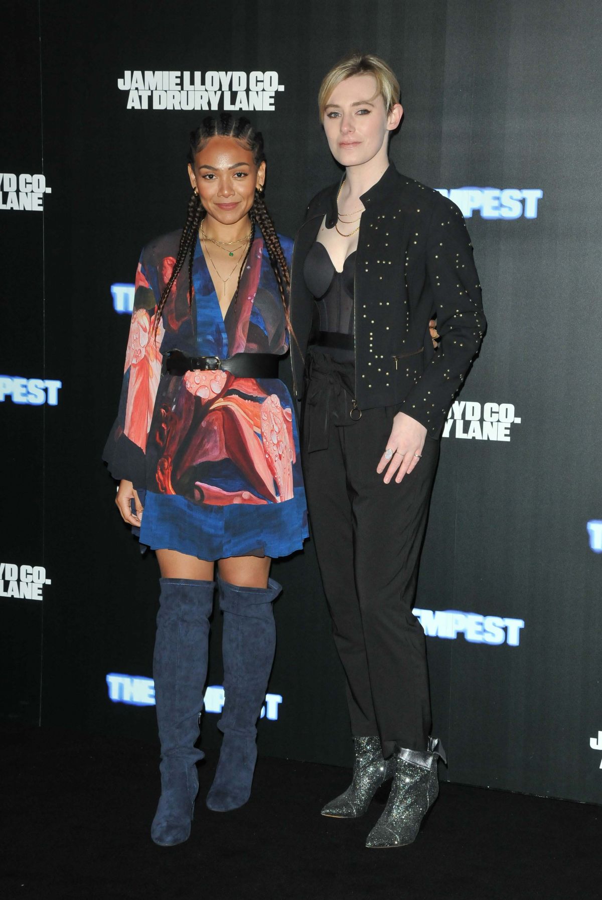 Chanel Williams and Alexi Melvin at The Tempest Press Night in London, December 2024