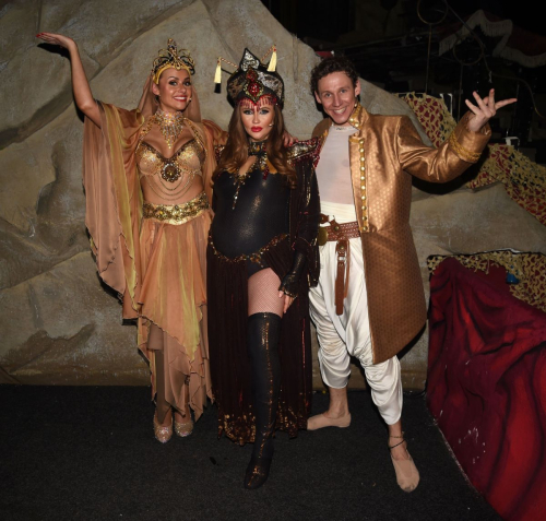 Charlotte Dawson and Kelsey Beth-Crossley in Aladdin Panto Costumes, December 2024 8