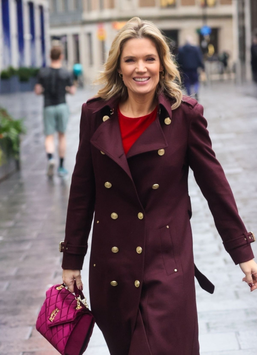 Charlotte Hawkins Arrives at Classic FM Studios, December 2024 1