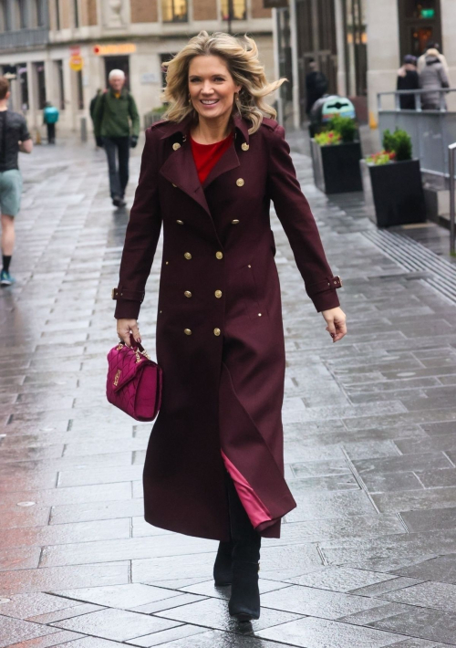 Charlotte Hawkins Arrives at Classic FM Studios, December 2024 5