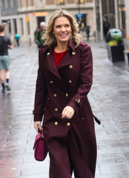 Charlotte Hawkins Arrives at Classic FM Studios, December 2024 6