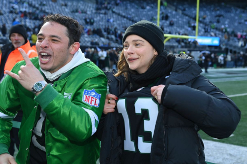 Chloe Moretz at NFL Game Between Jets and Seahawks, December 2024 2