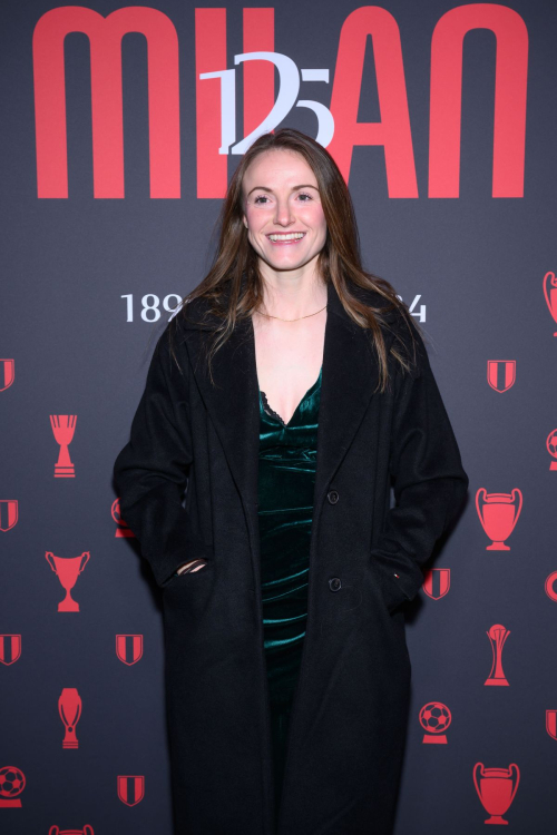 Christy Grimshaw at 125th Anniversary of AC Milan Party in Milan, December 2024