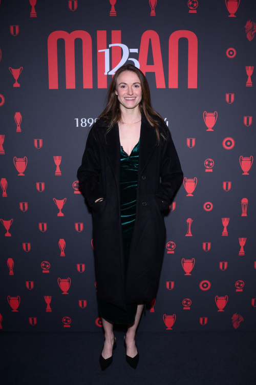 Christy Grimshaw at 125th Anniversary of AC Milan Party in Milan, December 2024 1