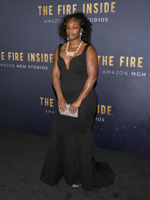 Claressa Shields at The Fire Inside Premiere, December 2024 2