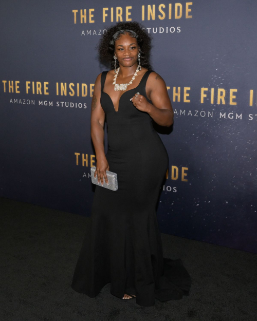 Claressa Shields at The Fire Inside Premiere, December 2024 5