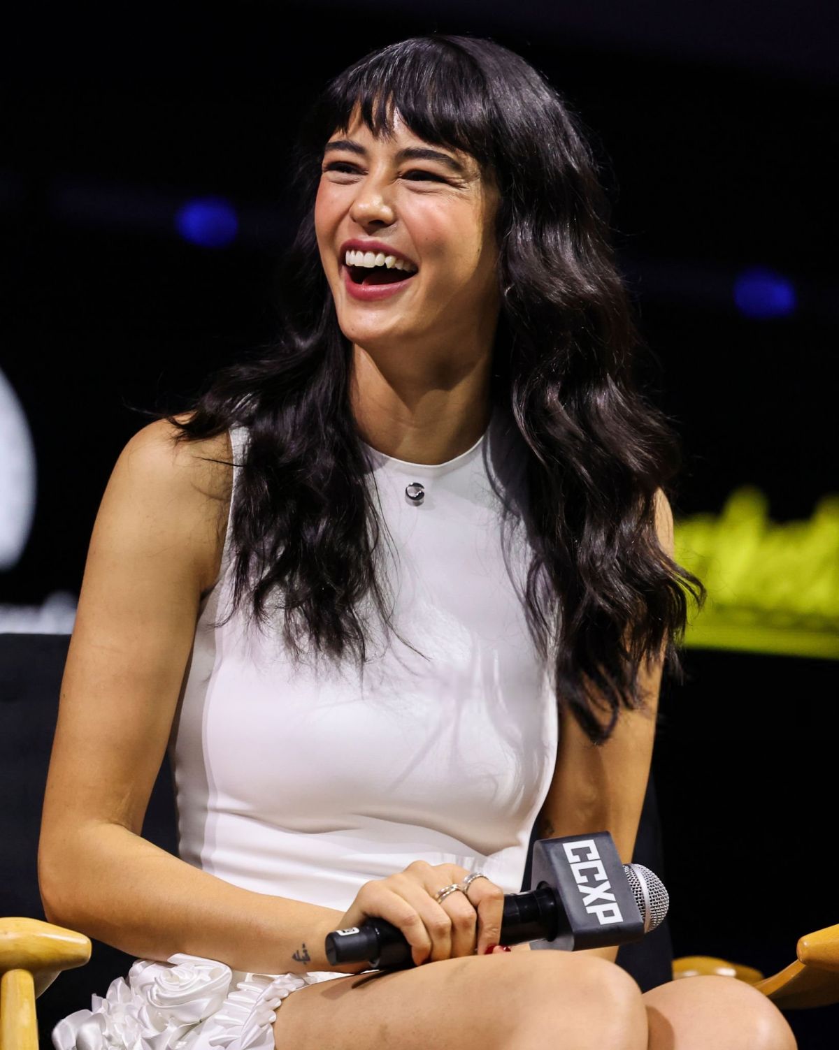 Courtney Eaton at Paramount+ CCXP 2024 in Sao Paulo, December 2024