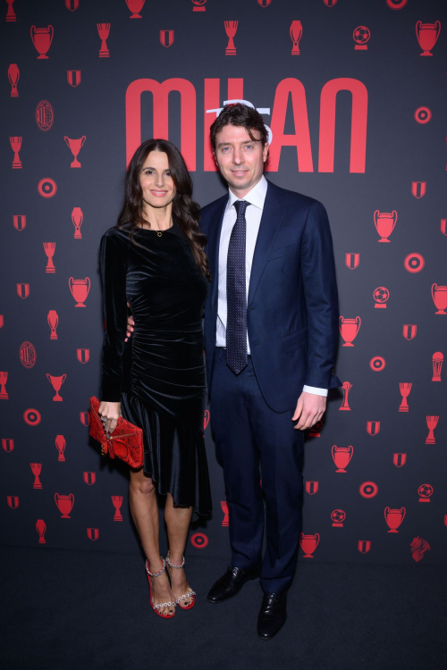 Cristina De Pin at 125th Anniversary of AC Milan Party in Milan, December 2024