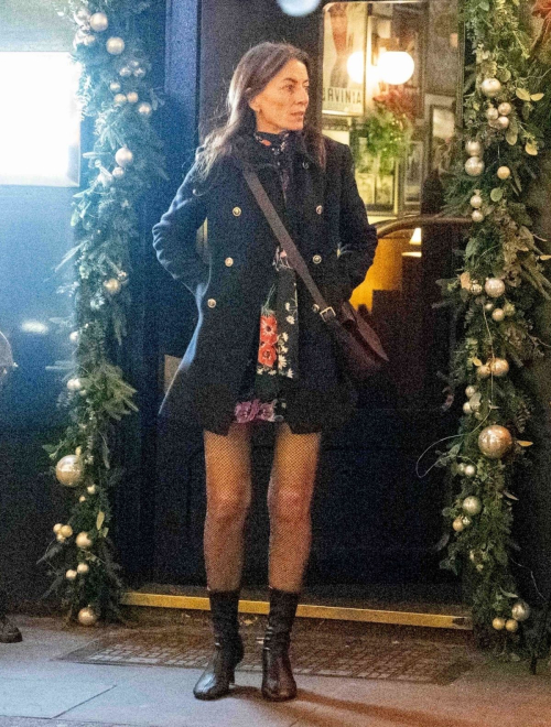 Davina McCall Enjoys a Night Out in London, December 2024 1