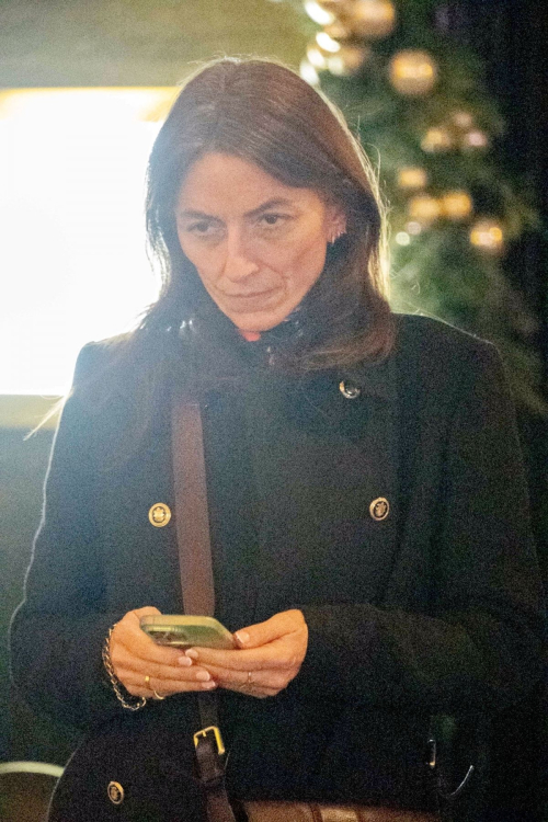 Davina McCall Enjoys a Night Out in London, December 2024 3