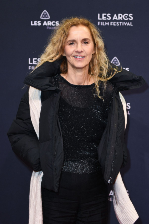 Delphine De Vigan at Les Arcs Film Festival Opening Ceremony, December 2024 1