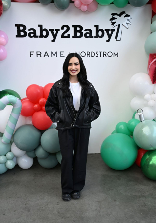 Demi Lovato at Baby2Baby Holiday Distribution in LA, December 2024