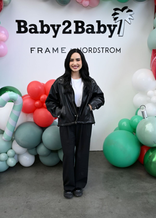 Demi Lovato at Baby2Baby Holiday Distribution in LA, December 2024 1