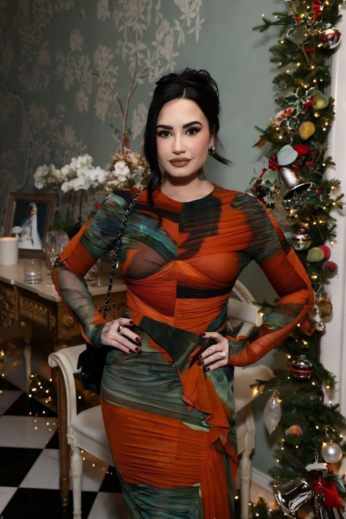 Demi Lovato at Hilton Family Holiday Celebration, December 2024