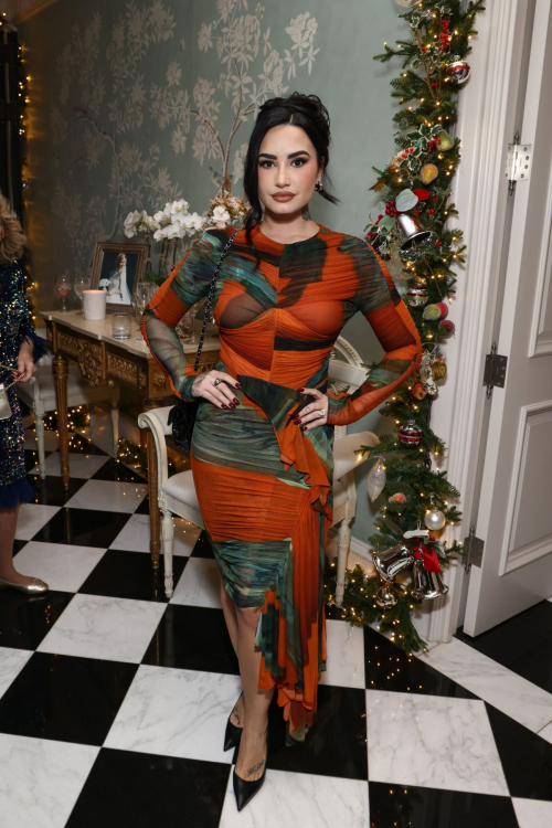 Demi Lovato at Hilton Family Holiday Celebration, December 2024 2