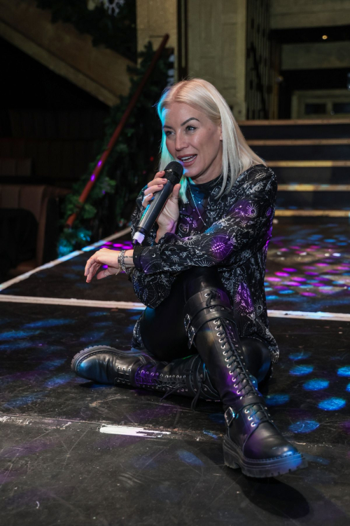 Denise Van Outen at Cabaret Rehearsals in London, December 2024 2