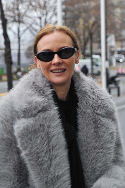 Diane Kruger Arrives at Radio France Inter Studios, December 2024 1